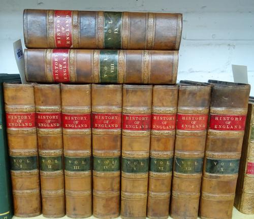 Craik (George L. & Charles MacFarlane) The Pictorial History of England: Being a History of the People, as well as a History of the Kingdom, 10 vol.,