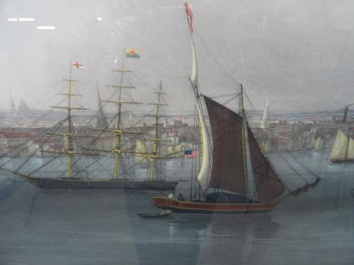 After John William Hill, Boston, engraving by Mottram, with hand colouring, 69cm x 98cm.