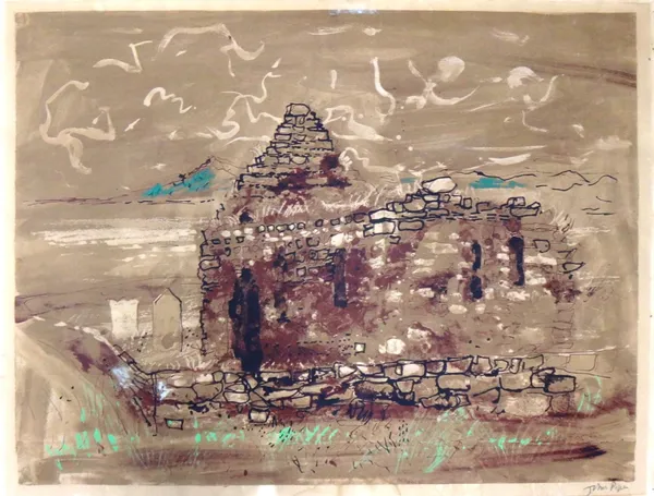 John Piper (1903-1992), Kirkmaiden,  colour screenprint, signed in pencil, artist's proof, unframed, 60cm x 90cm. DDS