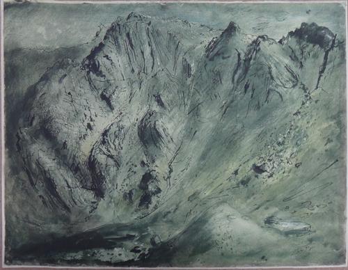 After John Piper (1903-1992), Snowdonia, screenprint, 55cm x 71cm. together with three further prints, including St Mary Le Port & Walberswick Tower,