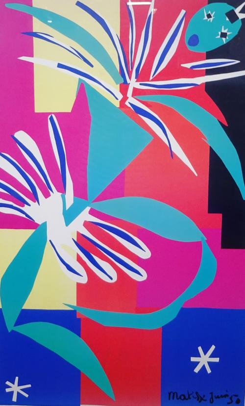 After Henri Matisse, Untitled, colour print, 99cm x 69cm.