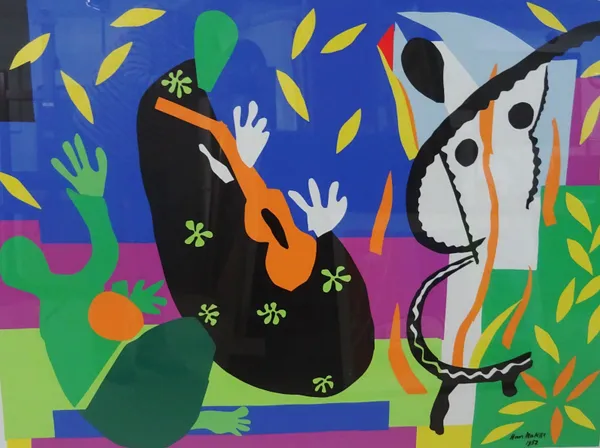 After Henri Matisse, Untitled, colour print, 98cm x 128cm.