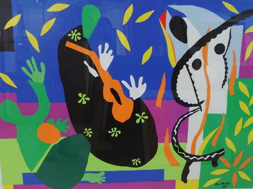 After Henri Matisse, Untitled, colour print, 98cm x 128cm.