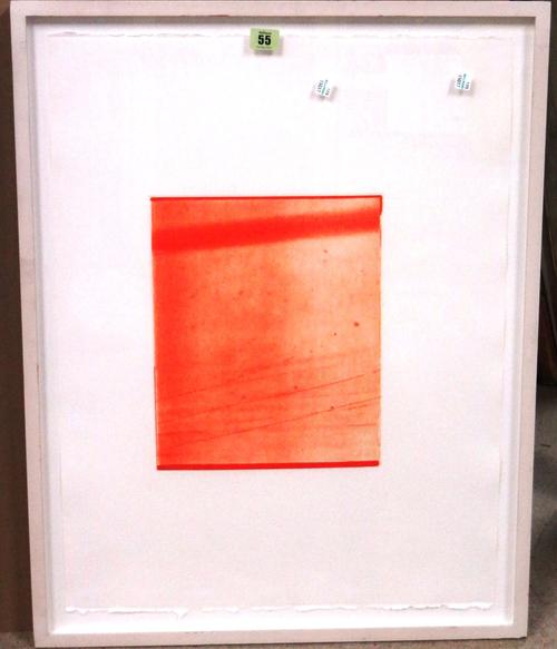 Adam Lowe (20th century), Emulsion series, 2000, etching, 31cm x 25cm.  K1