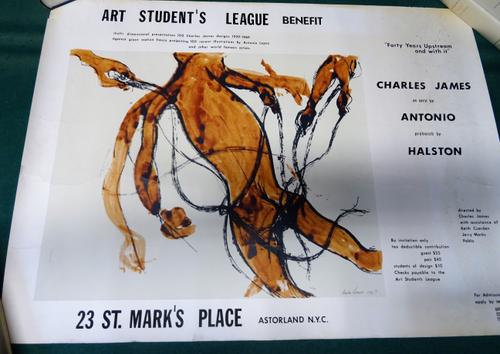 SUBWAY POSTER - Electric Circus Show, 66cm. x 89.5cm., Art Student League Benefit, 23 St. Mark's Place, Astorland, N.Y.C., including the Charles James