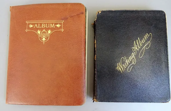 SKETCH BOOKS - a pair of some 160pp. in total, early-mid 20th cents., mostly colour, a few pencil & watercolour, many signed & dated, ownership inscri