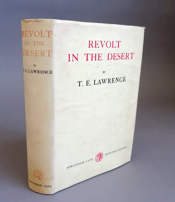 Lawrence (T.E) Revolt in the Desert, first edition, d/w, slight marking and dulling, original cloth, 1927, 8vo..