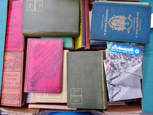 Hankinson (T.J) Hankinson's New Descriptive Guide to Bournemouth, Christchurch, Wimborne, etc., folding map, illustrations and adverts., contemporary