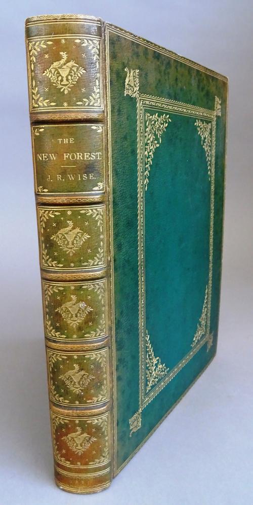 Wise (John R.) The New Forest and its Scenery, limited edition 49/50, large paper Artist's Edition with12 etchings by Heywood Sumner on india paper an