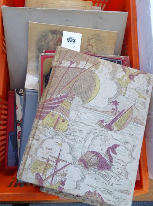 Chevallier (Gabriel) Clochemerle ,colour illus.by  Dubout, wrappers, Paris, Gaston Maillet & Cie, 1950 with Swift (Jonathan) Voyages de Gulliver, illu