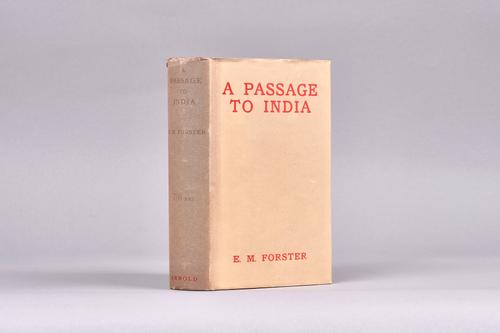 Forster (E.M) A Passage To India, First Edition, page tops foxed,  d/w spine dulled, slight chipping to corners, original cloth, 3pp. advt. at end, Ed