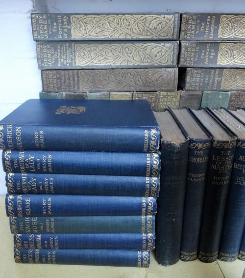 James (Henry) The Works, 35 vol. plus duplicates of Portrait of a Lady vol. 1 & 2, The Reverberats with Boots label removed, original cloth, Macmillan