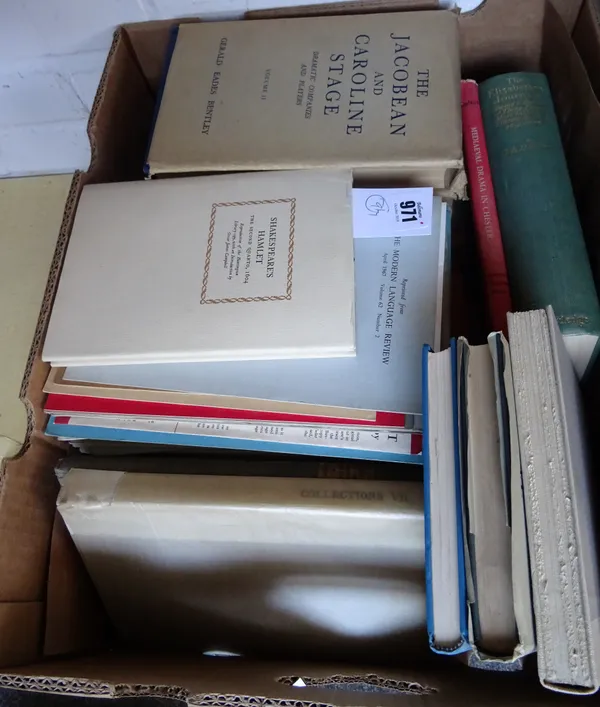 Shakespeare - & related, mostly pamphlets, offprints etc. (earlier / mid 20th cent.); with a few printed books.