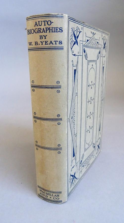 Yeats (W.B.) Autobiographies: Reveries Over Childhood and Youth and the Trembling of the Veil, first edition, tissue guarded frontis. and other illus.