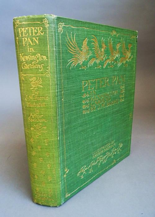 Rackham (Arthur, illus.) Peter Pan in Kensington Gardens from The Little White Bird by J .M. Barrie, A New Edition, 50 tissue guarded colour plates pl