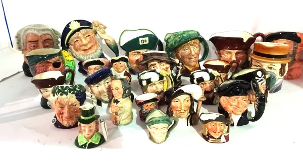 A large quantity of Royal Doulton and other character jugs, (qty).  S4M