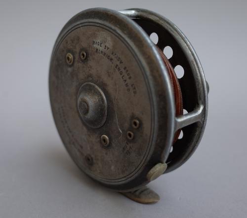 A Hardy 'The St John' 3 7/8 inch alloy fly reel.
