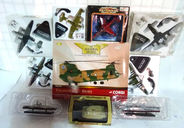 Toys, including; mainly military aircraft models and sundry, (qty).   S4B