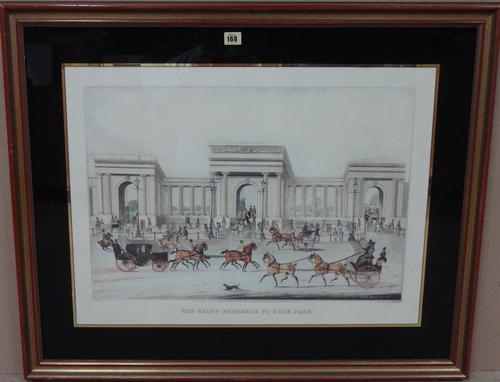 After James Pollard, The Grand Entrance to Hyde Park; After G.H. Andrews, Albert Memorial, Hyde Park; Windsor Castle; After T Bowles, Westminster Abbe