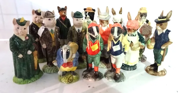 Ceramics, including; a quantity of Beswick animal figures, some boxed, (qty).  S1B