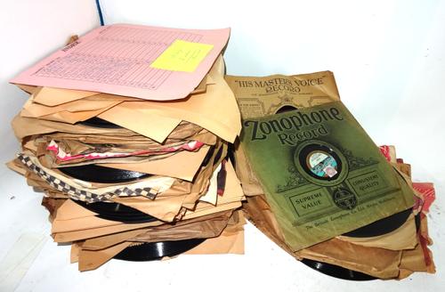 A large quantity of 78 records.  S4B