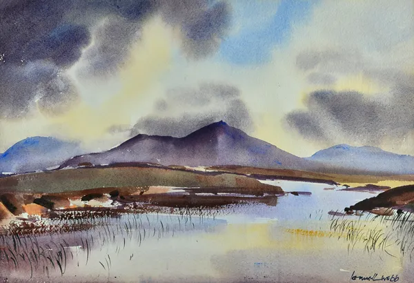 Kenneth Webb (b.1927), Connemara, watercolour, signed, 36.5cm x 53cm. DDS Illustrated.