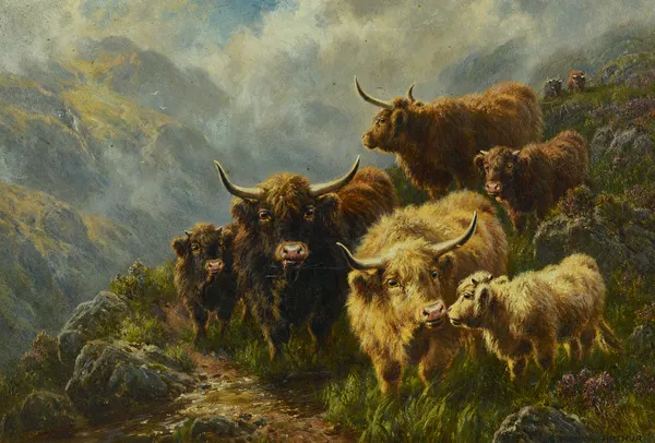 Sydney Watson Arthur (19th/20th century), On the hillside, Glen Coe, Argyll; Loch Tay, Perthshire, a pair, oil on canvas, both signed, inscribed verso