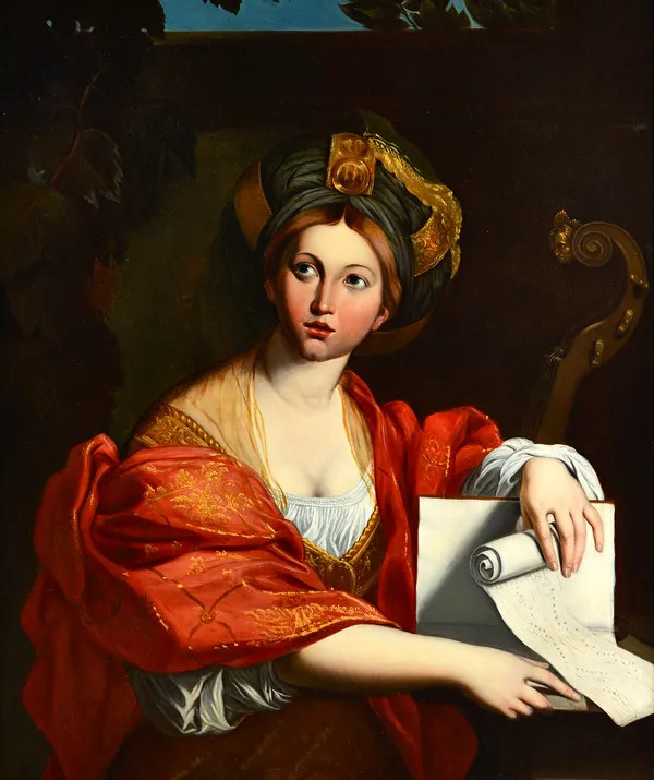 After Domenichino, The Cumaean Sibyl, oil on canvas, 107cm x 90cm. Illustrated.