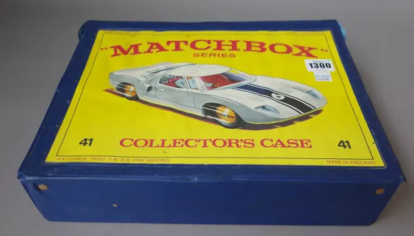 A quantity of matchbox die-cast vehicles, playworn, (qty.).