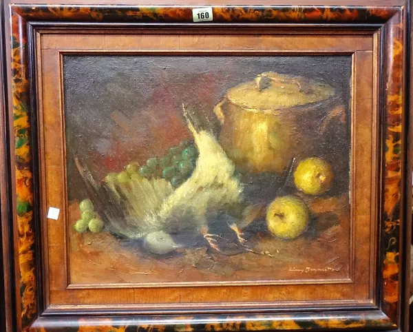 Continental School (20th century), Still life, oil on canvas, indistinctly signed, 38cm x 48cm.