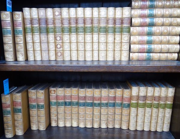 EVANS (Mary Anne "George Eliot")  The Works, Cabinet Edition, 21vols; CROSS (J.W., ed.)  George Eliot's Life, 3 vols. uniform tan calf, William Blackw