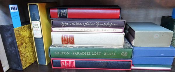 ILLUSTRATED BOOKS - includes Milton's Paradise Lost (Folio Soc., 2003, illus. Blake, morocco-backed cloth, slipcase); Swiss Family Robinson (Limited E