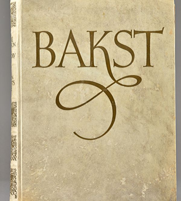 LEVINSON (Andre)  Bakst:  the story of Leon Bakst's life.  Limited Edition. many plates (num. coloured) mounted and with captioned guards, num. text i