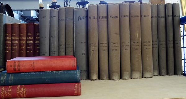 SPOONER (Stanley, ed.)  Flight. A Journal Devoted to the Interests, Practice, and Progress of Aerial Locomotion and Transport, 8 vol. in  15, 1914 - 1