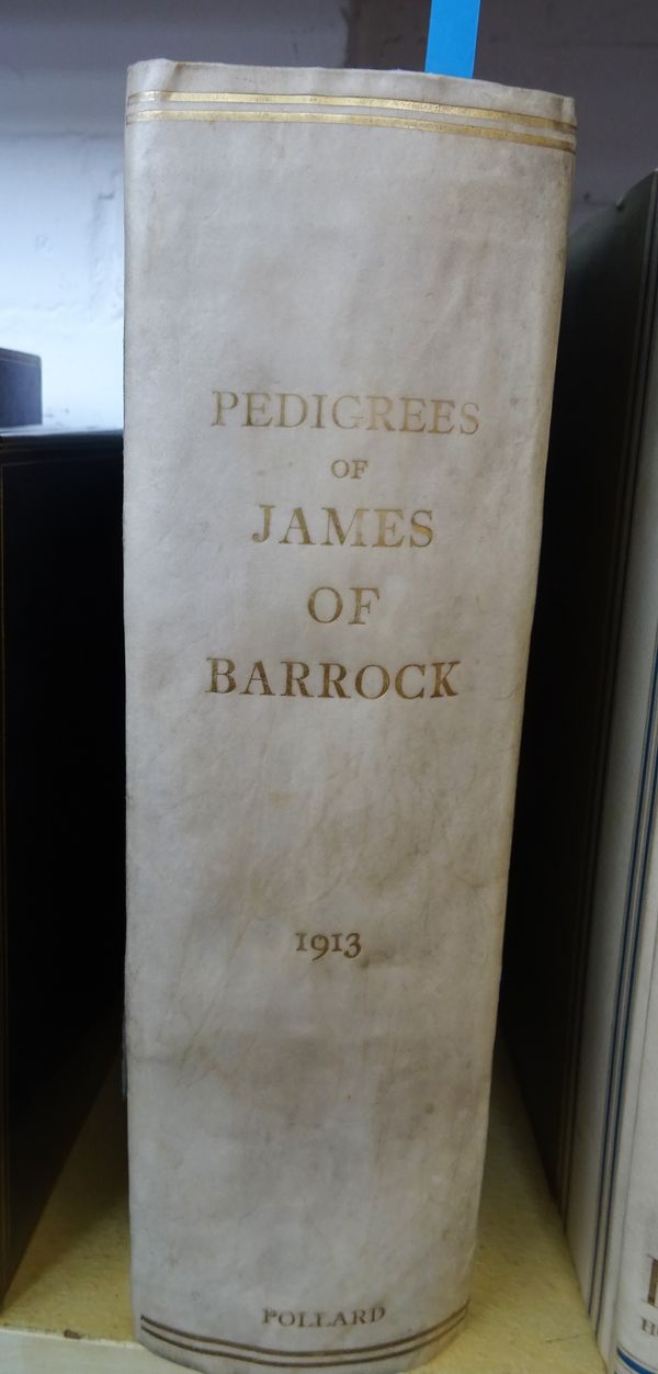 H.E.M.J & W.A.J. Pedigrees of the Family of James of Culgarth, West Auckland, and Barrock, and their Kinsfolk, vol. 1 only, lacks the two later Supple