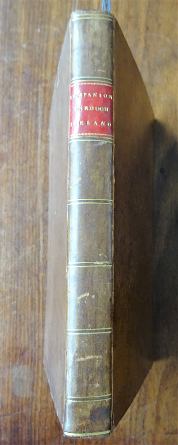 FLEMING (J. & J.H.) The Post Chaise Companion: or Traveller's Directory through Ireland......., frontis. and 3 plates, 2 of which are folding, folding