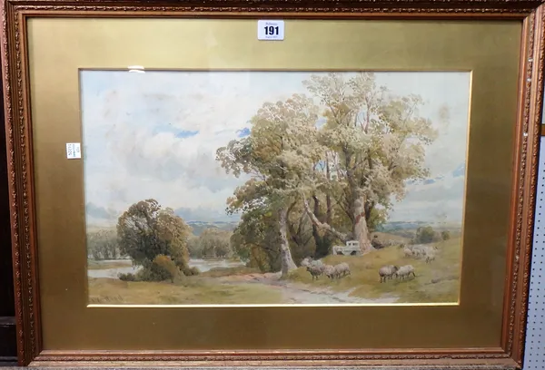 J. C. Reed (19th century), At Redleaf, Kent, watercolour, signed, 29cm x 47cm.