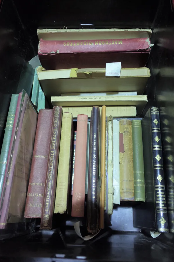 Books, mainly 19th century and later, mainly on furniture.