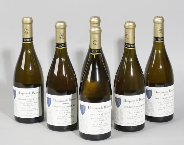 Twelve bottles 2010 Hospices de Beaune Corton-Vergennes, Grand Cru, Cuvee Paul Chanson, (12).