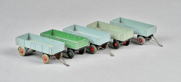 Five Dinky Foden trailers, (5).