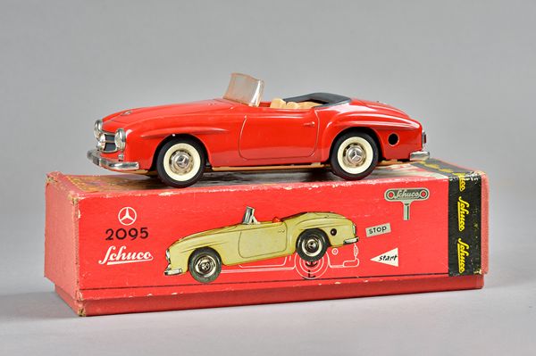 A Schuco 2095 Mercedes 1905L automated toy car, boxed.