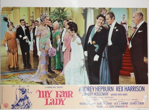 MY FAIR LADY (1964)  a group of seven Italian photobusta posters for the Warner Bros. film musical released in 1964, 46cm x 67cm, starring Audrey Hepb