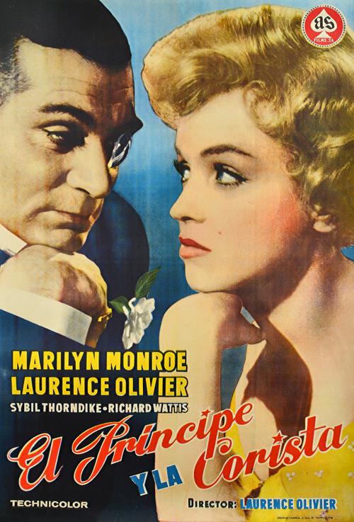 FILM POSTERS:  two foreign version film posters, includes 'The Prince and the Showgirl', 'El Principe Corista', Warner Brothers, (1957) Spanish film p