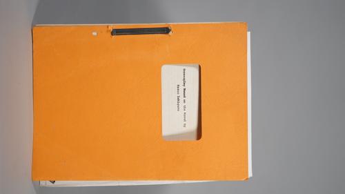 'THE REMAINS OF THE DAY', (COLUMBIA PICTURES, 1993) A THIRD DRAFT SCRIPT / UNIT CALL SHEETS AND SHOOTING SCHEDULES.  a working script, used by British