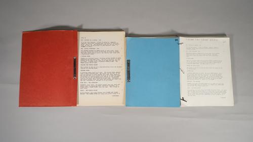JAMES BOND, 'NEVER SAY NEVER AGAIN' SCRIPTS:  a group of three film production scripts, 1982, used by Douglas Slocombe, whilst working as Director of