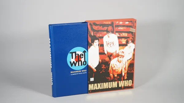 THE WHO: An autographed copy of 'Maximum Who', Genesis Publications, 2002, no. 24 from a limited edition of 250 deluxe copies, signed by Ross Halfin,