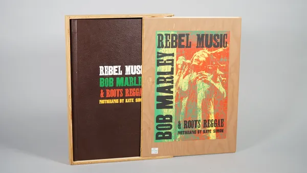 BOB MARLEY, 'REBEL MUSIC: BOB MARLEY & ROOTS REGGAE' BY KATE SIMON:  Genesis Publications, 2004, no. 24 from a limited edition of 350 deluxe copies, s