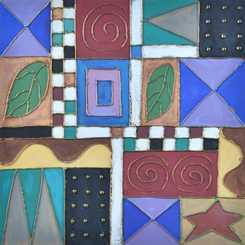 Lee Phillips (contemporary), Untitled, three, mixed media, one signed and inscribed, the larger pair 61cm x 91cm.(3) ARR