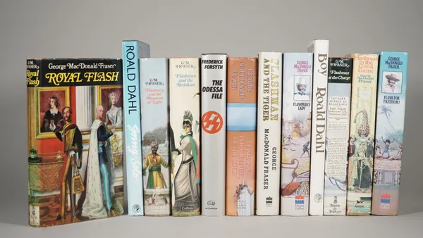 FRASER, George Macdonald (1925-2008).  Royal Flash. London: Barrie & Jenkins, 1970. 8vo (207 x 135mm). Half title. Original cloth, dust-jacket (a few