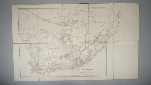 ARROWSMITH, John (1790-1873).  Cape of Good Hope. London: J. Arrowsmith, 15th February 1842. Large folding engraved map on 10 sections, mounted on lin